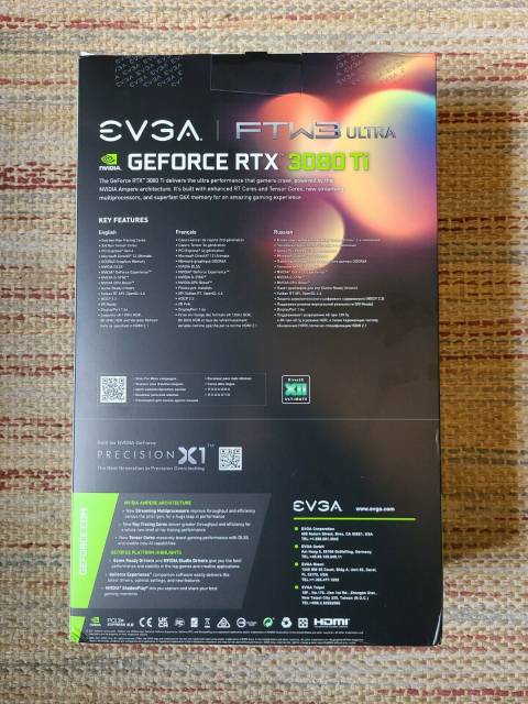 Selling EVGA FTW3 GeForce RTX 3080 Ti